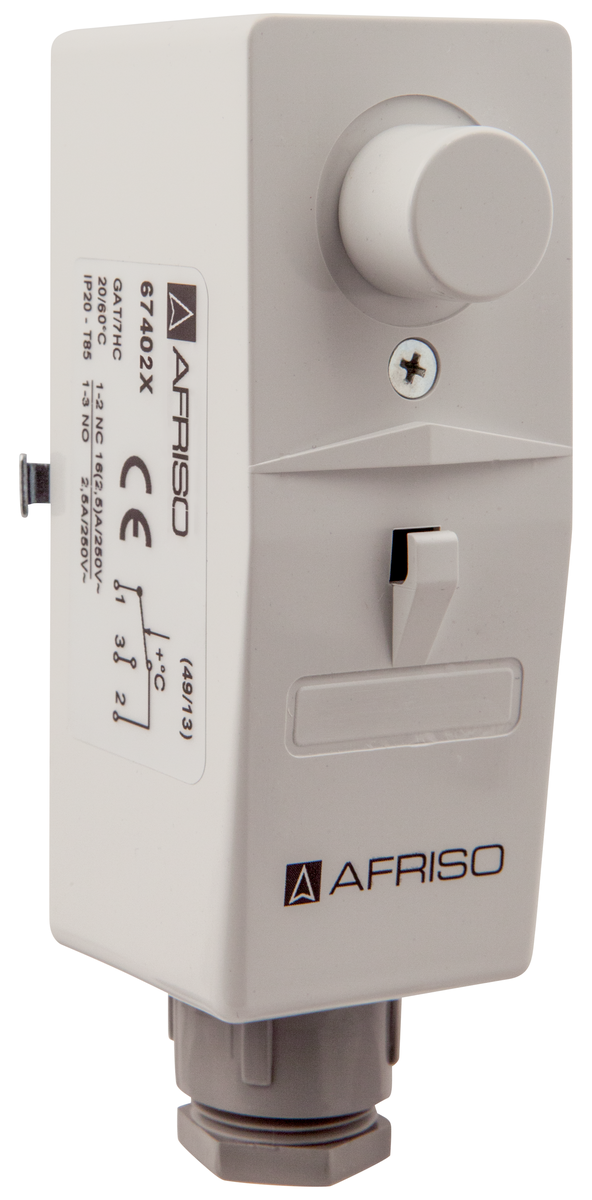 AFRISO Gehäuse-Anlegethermostat GAT/7HC 0/60C SAL 76430