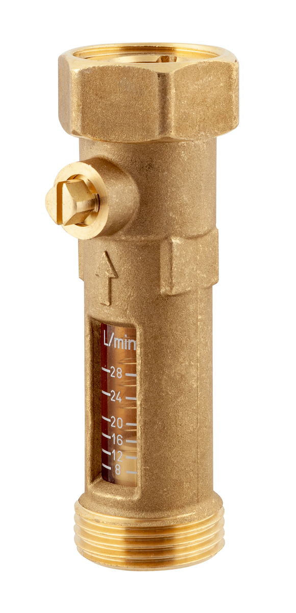 AFRISO Durchflussmesser DFM 15-2M G3/4 AG x G3/4 ÜM, 8-28 Liter/min SAL 70800 70850