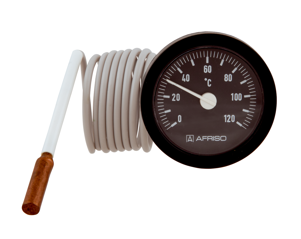 AFRISO Thermometer mit Kapillarleitung THK 52 0/120C 500mm D2105 VOR 91260 91270 91280 91290