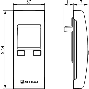 AFRISO Uhr-Modul UM für Basismodul BM BEF 8560