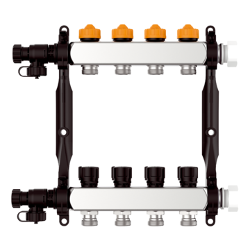 Edelstahl-Heizkreisverteiler ProCalida® VA 1C Vario-DP