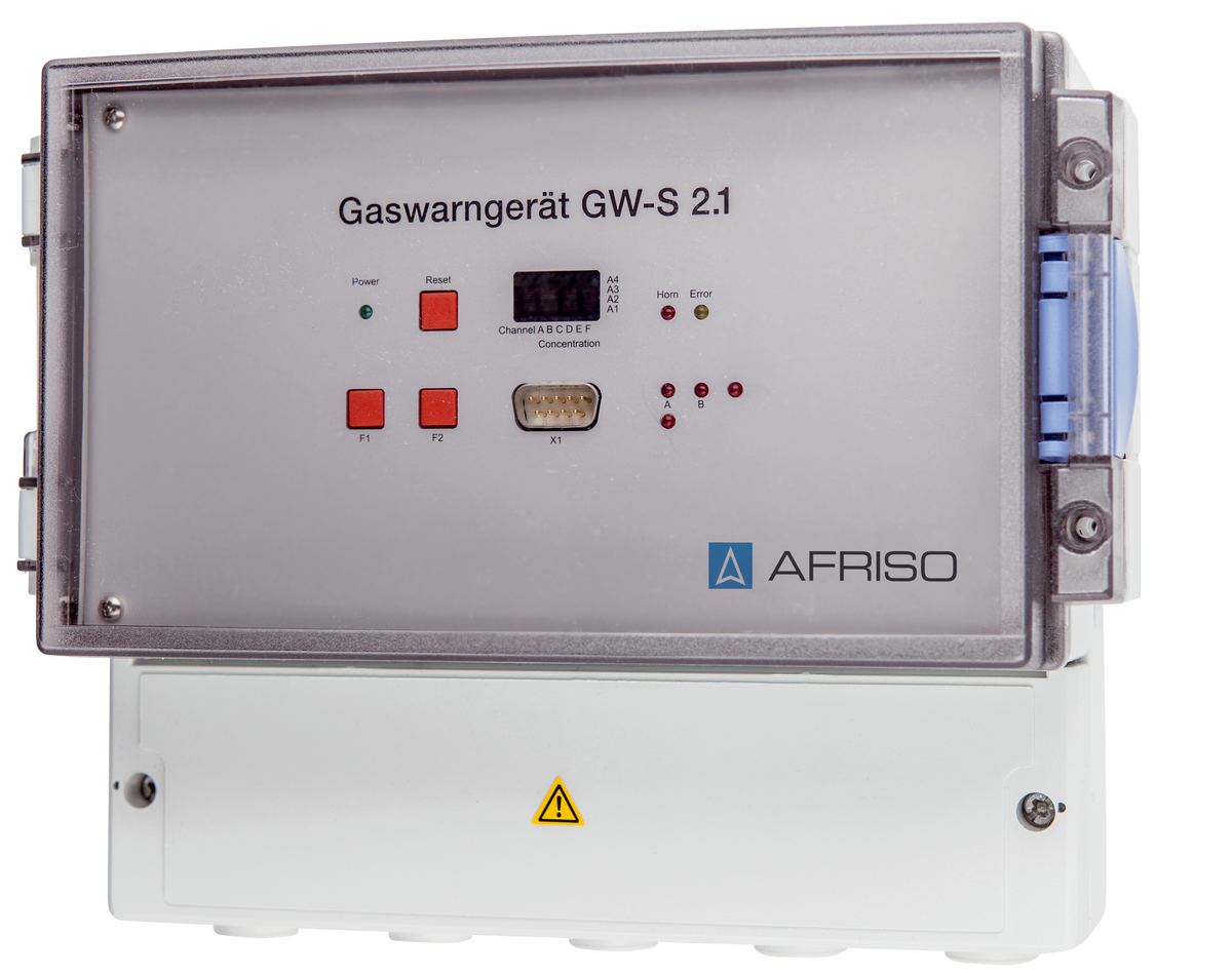 AFRISO Gaswarngerät GW-S 2.1 Wandgehäuse, für 2 Gassensoren 400/500ST SAR 74580 74590