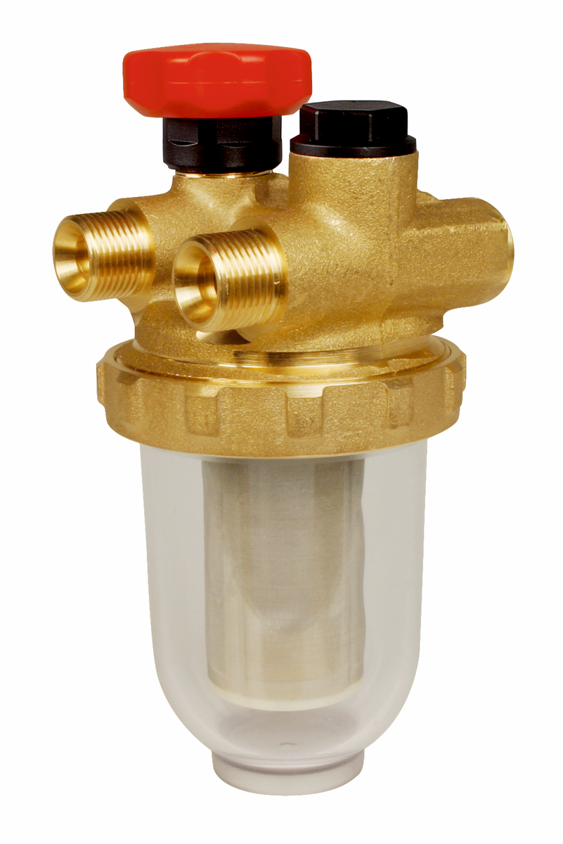 AFRISO Zweistrangfilter Z 500 St Stahlsieb 100my, 2x G3/8 IG - 2x 3/8 AG SAR 99250
