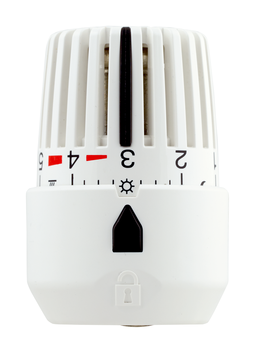 AFRISO Thermostat-Regelkopf 323 B ohne 0-Stellung weiß/schwarz M30x1,5 VOR 92830