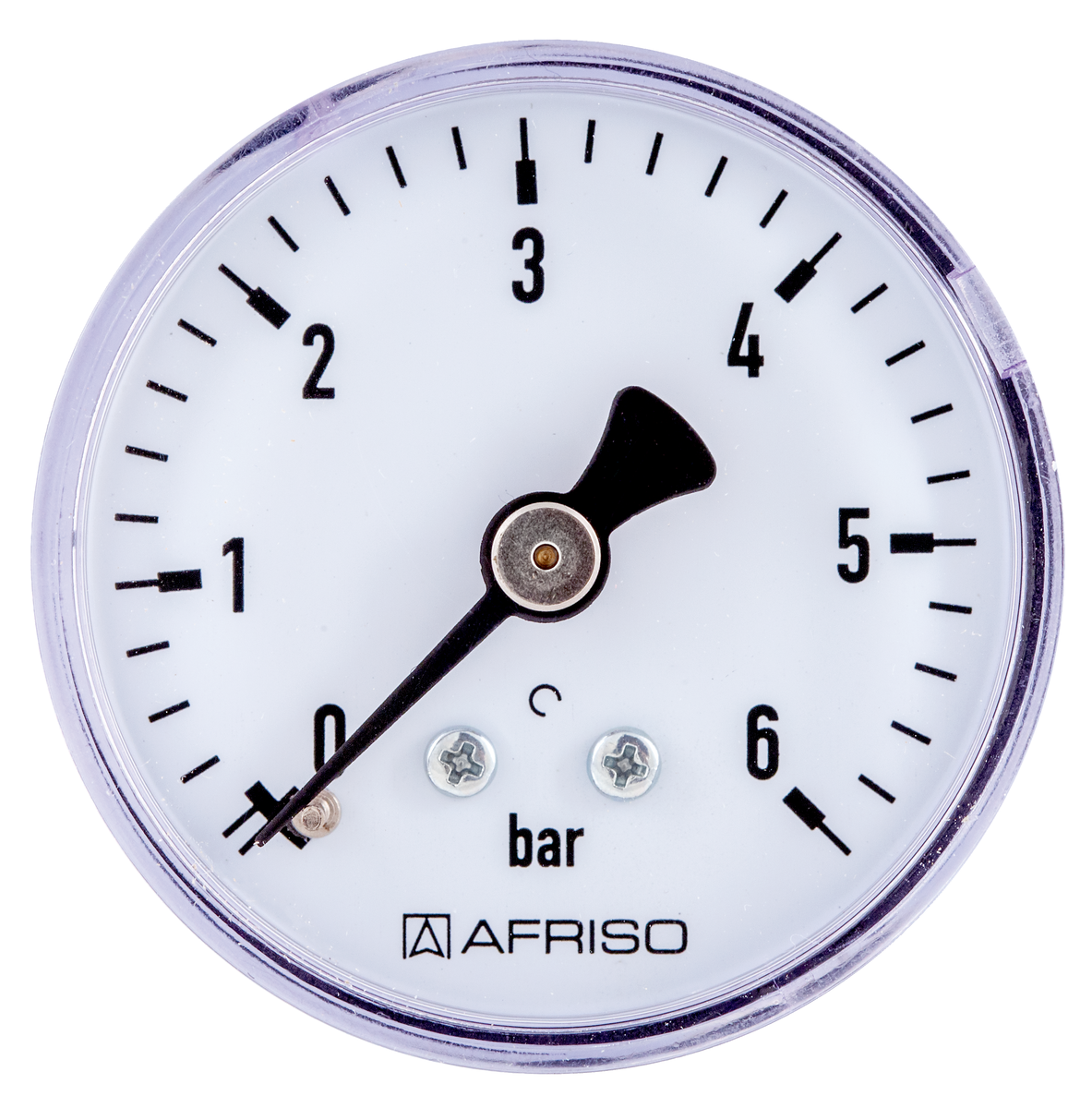 AFRISO Rohrfedermanometer RF 50 0/6bar G1/4B mit PTFE-Dichtring axial Kl.2,5 VOR 15680 15690 15700 object_image_81902imagemain_de