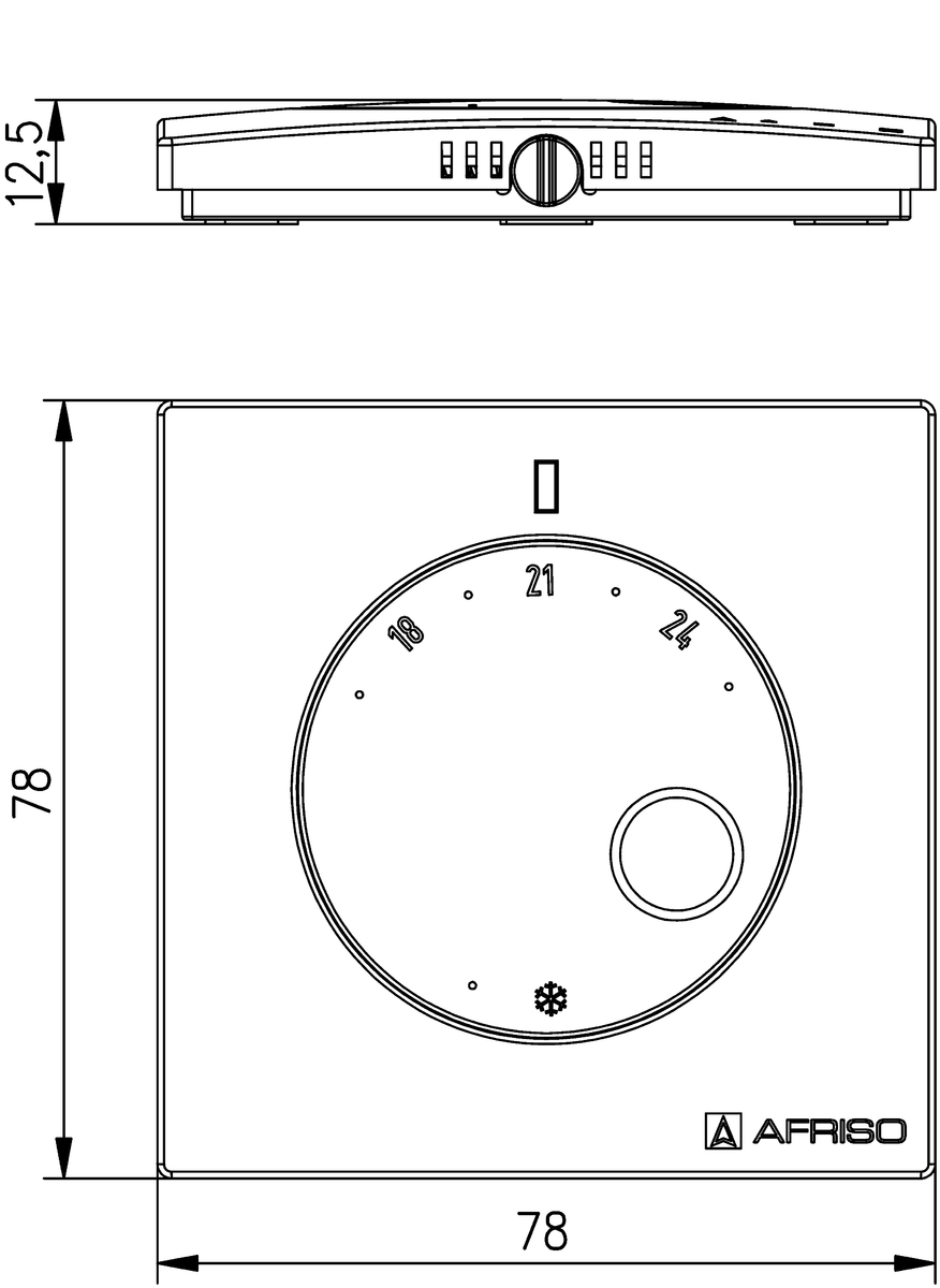 AFRISO Raumfühler Draht R D BEF 73780