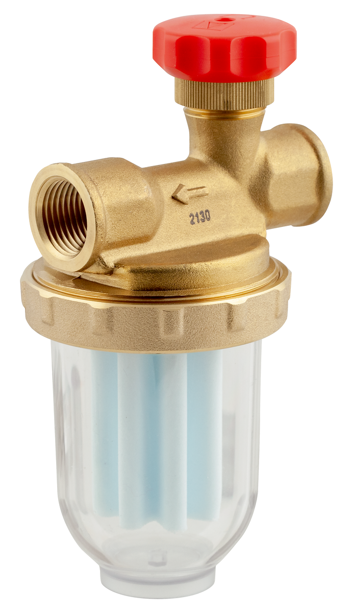 AFRISO Einstrangfilter V 1/2 500 Si Sikusieb 50-70 my, G1/2 IG - G1/2 IG SAR 99190 99200