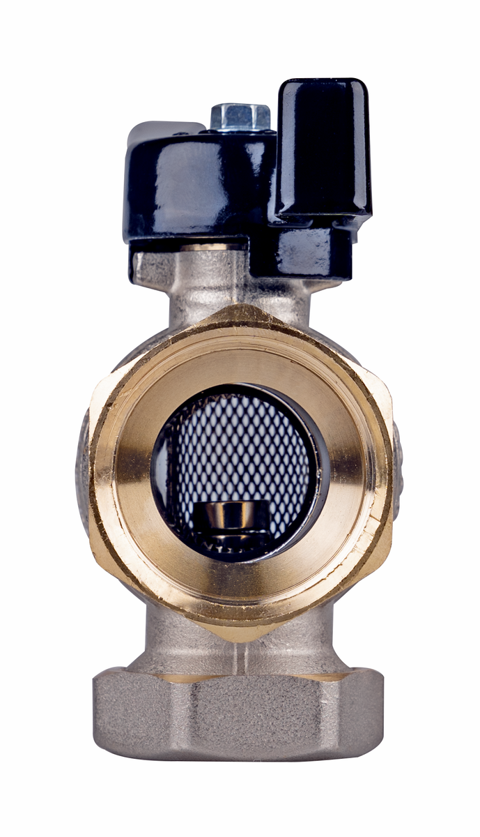 AFRISO Kugelhahn G3/4 IG mit Filter/Magnet, vernickelt VOR 98920 98930