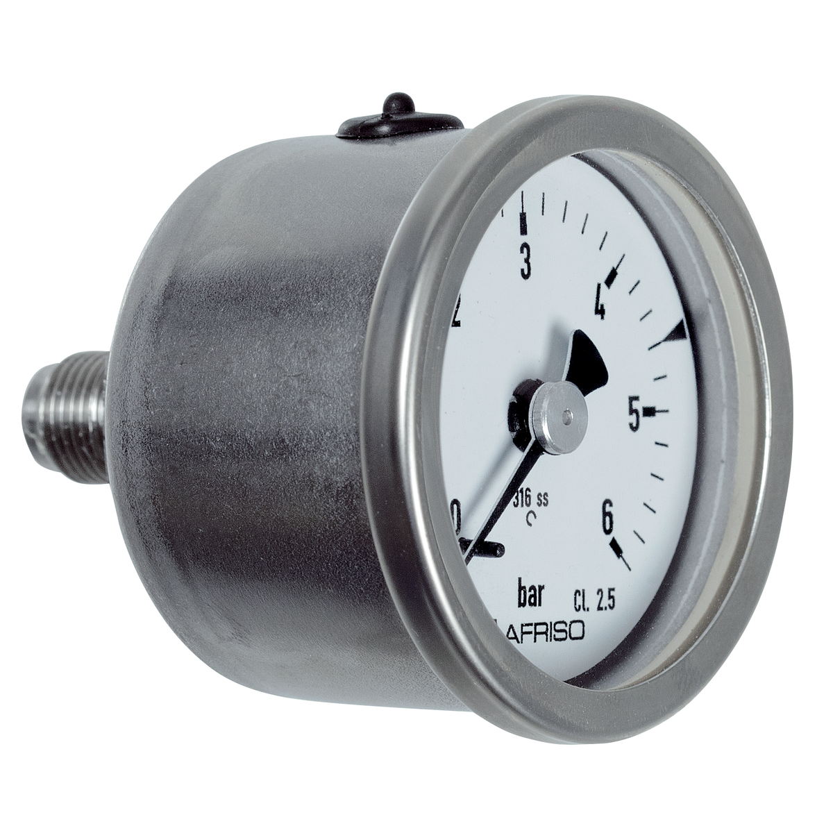 Bourdon tube pressure gauges for chemical applications Type D9 - Afriso