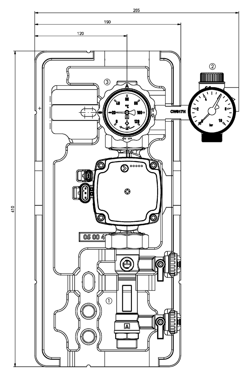 AFRISO Solarpumpenstrang PrimoSol 130-1 BEF 104580