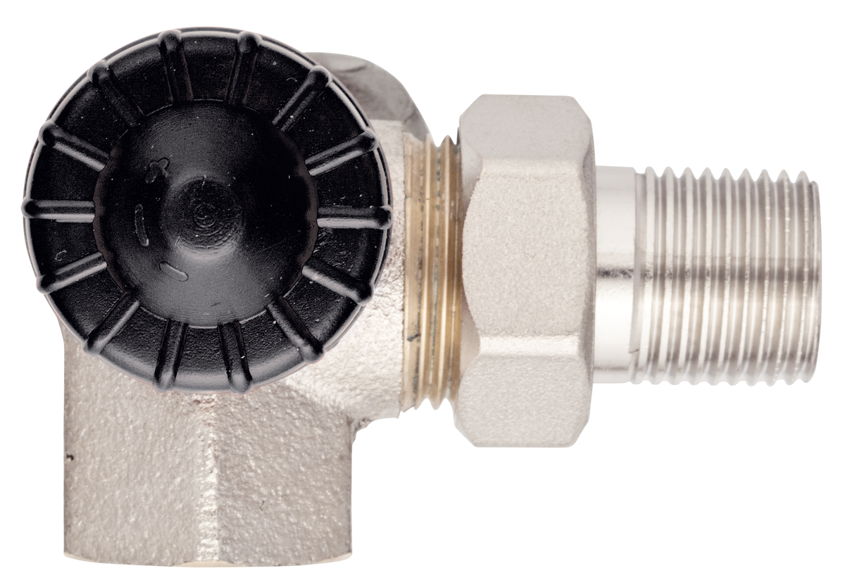 AFRISO Thermostat-Ventilunterteil Vario M Winkel-Eck links DN15 Rp1/2 x R1/2 DRA 96120