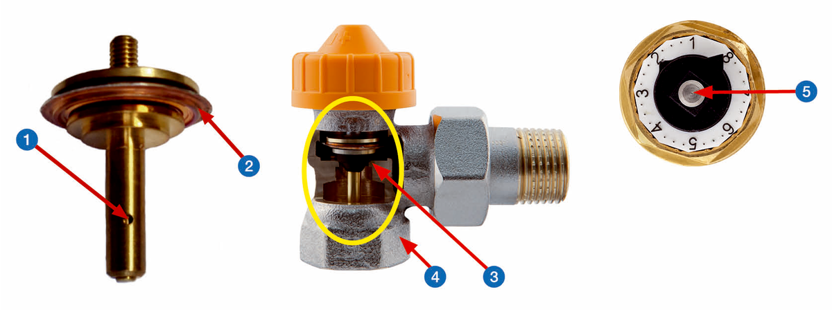 AFRISO Thermostat-Ventilunterteil Vario-DP Durchgang DN10 VOR 93550 93560 93570 93590 93600 93610 93630