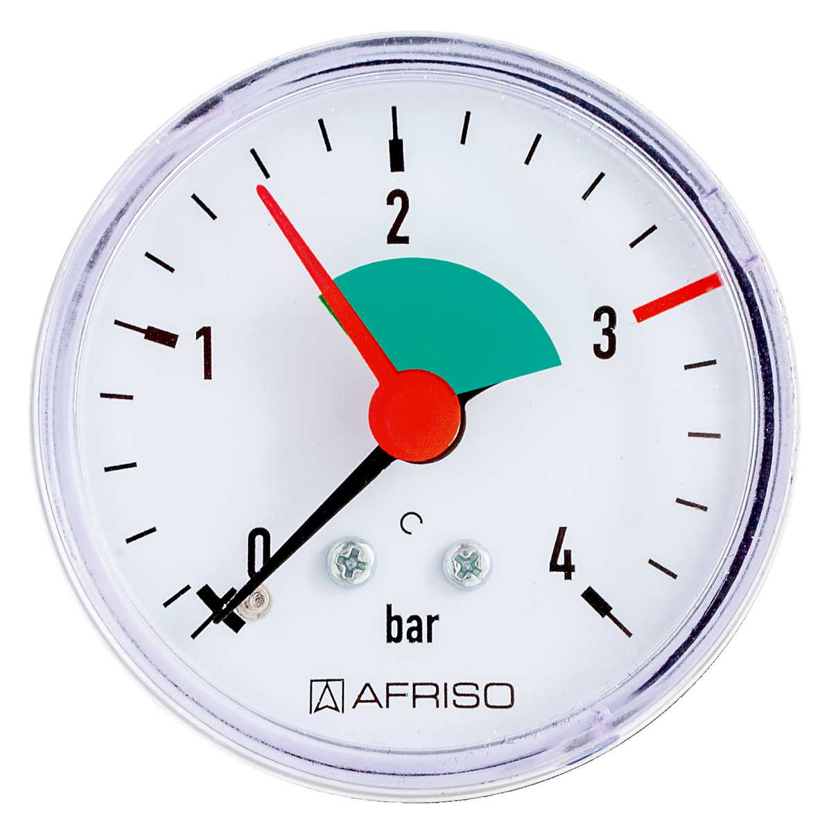 AFRISO Heizungsmanometer HZ 50 0/4bar G1/4B mit PTFE-Dichtring axial exzentrisch Kl.2,5 VOR 15420 object_image_81904imagemain_de