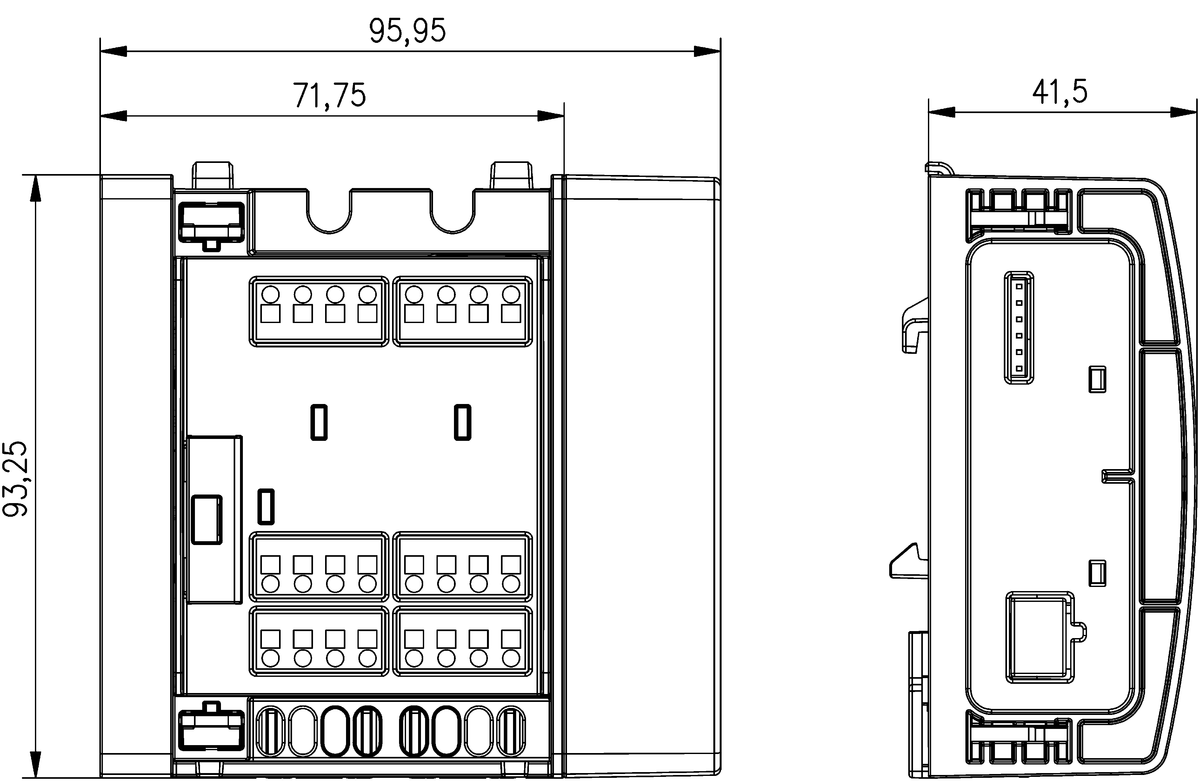 AFRISO Reglermodul Draht RM D2 für 2 Regelkreise BEF 8470