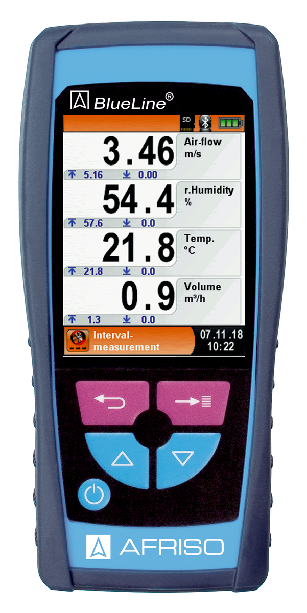 AFRISO Luftgeschwindigkeitsmessgerät BlueAir-STx 75530 75540 75550 75560 object_image_79435imagemain_en