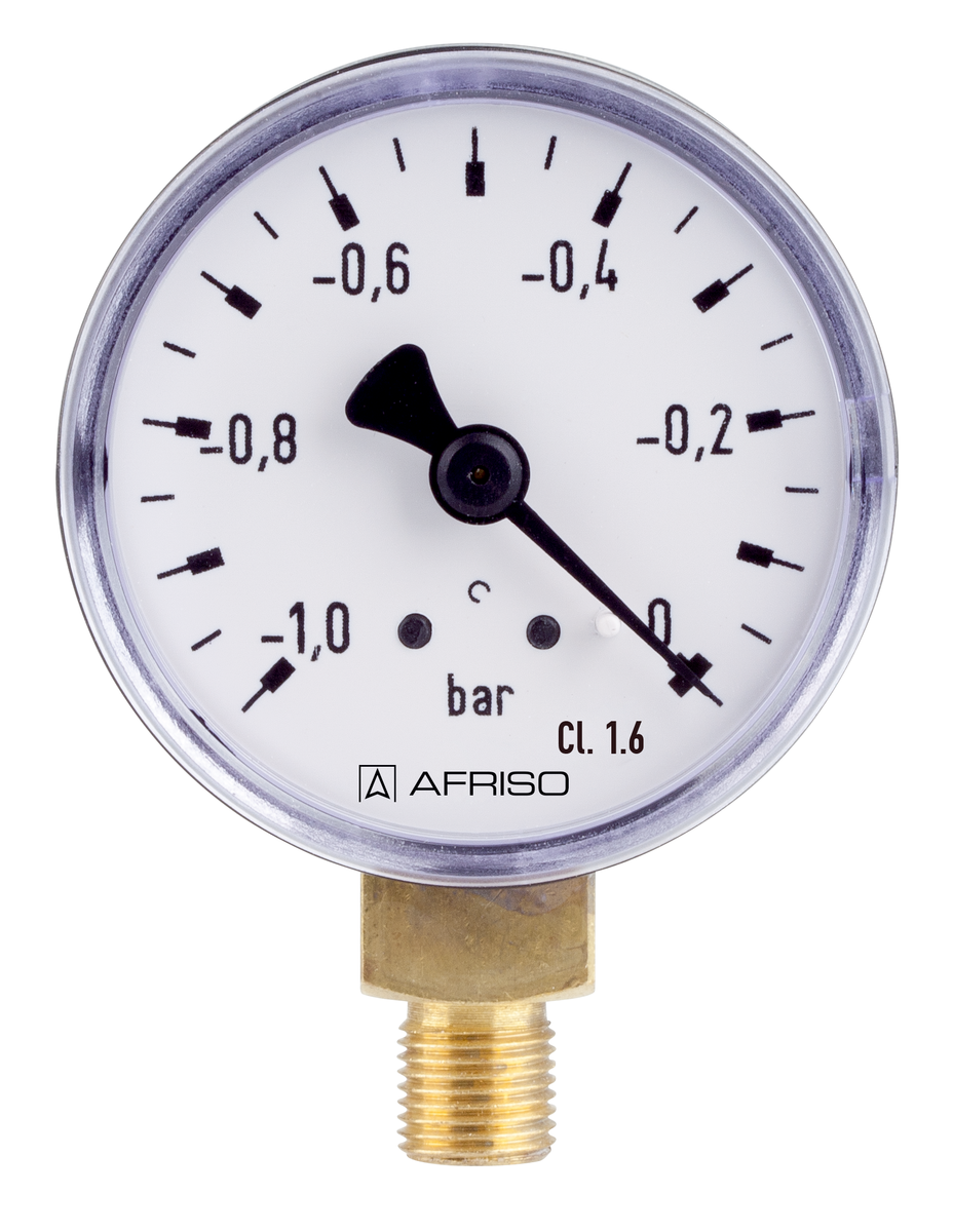 AFRISO Manometer für Pumpenprüfset RF50 PPS D101 -1/0bar G1/8B rad VOR 15060 15070 object_image_58044_de