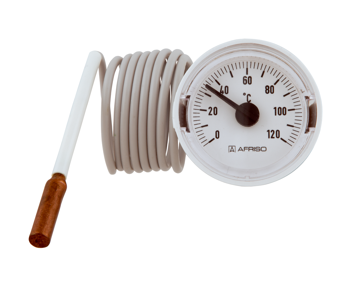 TPM-03s Analog fernthermometer mit Kapillarrohr. Rund Thermometer