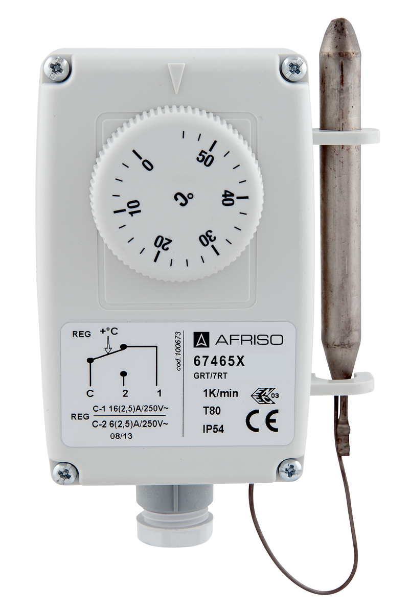 AFRISO Gehäuse-Raumthermostat GRT/7RT 0/60C, von außen einstellbar VOR 74050 object_image_82815imagemain_dech