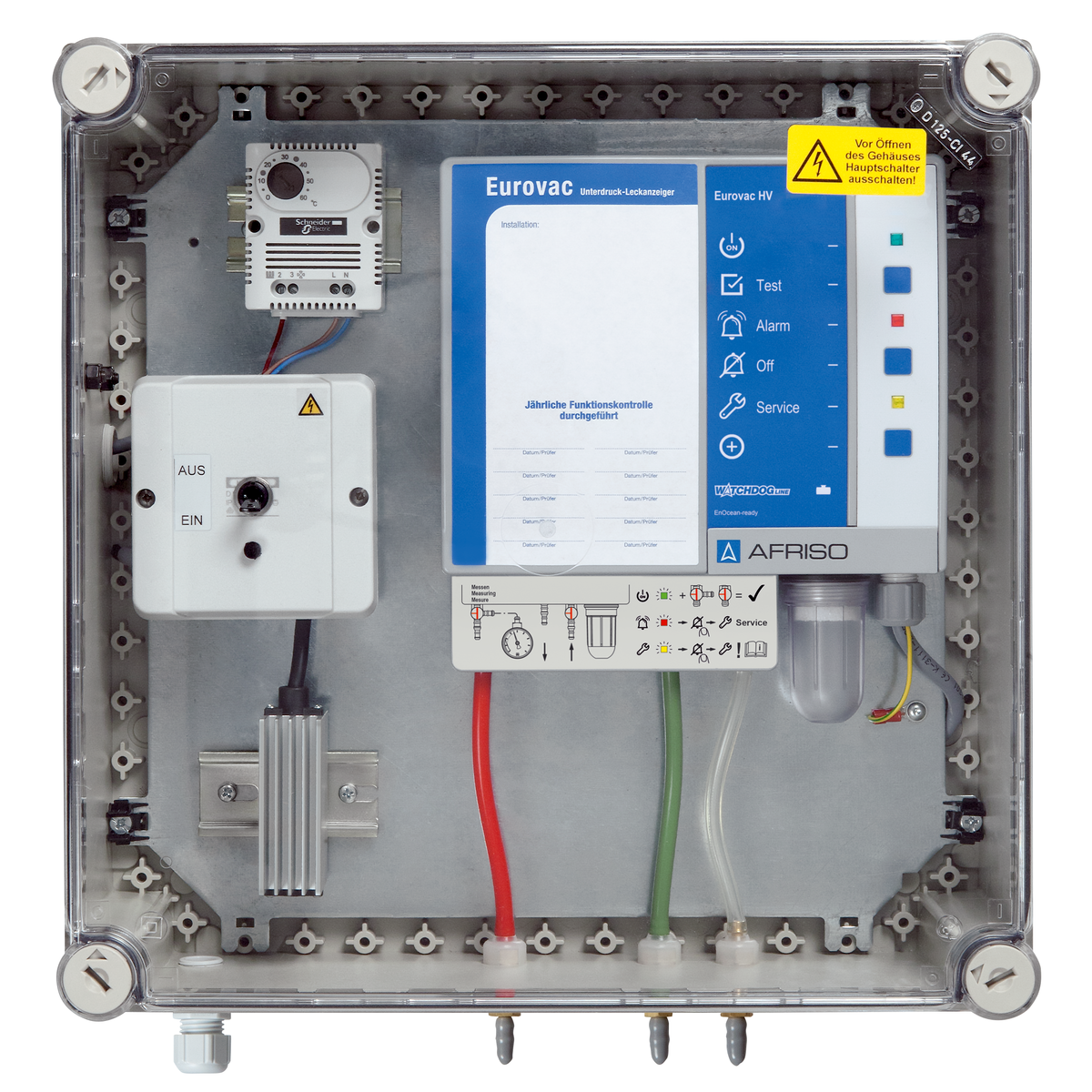 AFRISO Vakuum-Leckanzeiger Eurovac HV im Schutzgehäuse (IP 65) mit Heizung VOR 75070