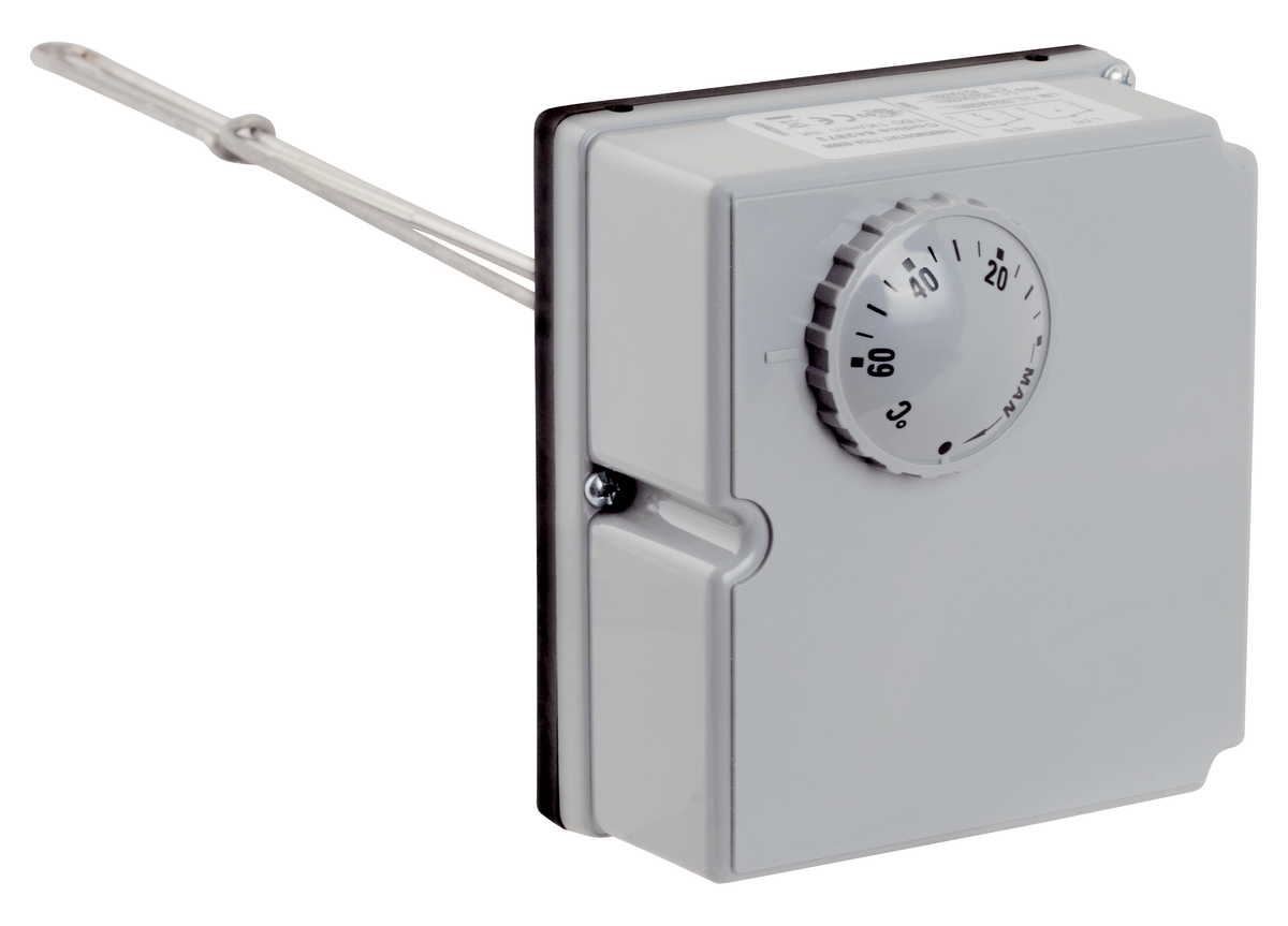 AFRISO Gehäuse-Doppelthermostat GDT-TTCA 0/60C - 30/120C, Schaftlänge: 280mm SAL 76540