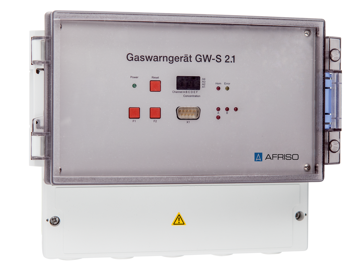 AFRISO Gaswarngerät GW-S 2.1 Wandgehäuse, für 2 Gassensoren 400/500ST SAL 71790 71800