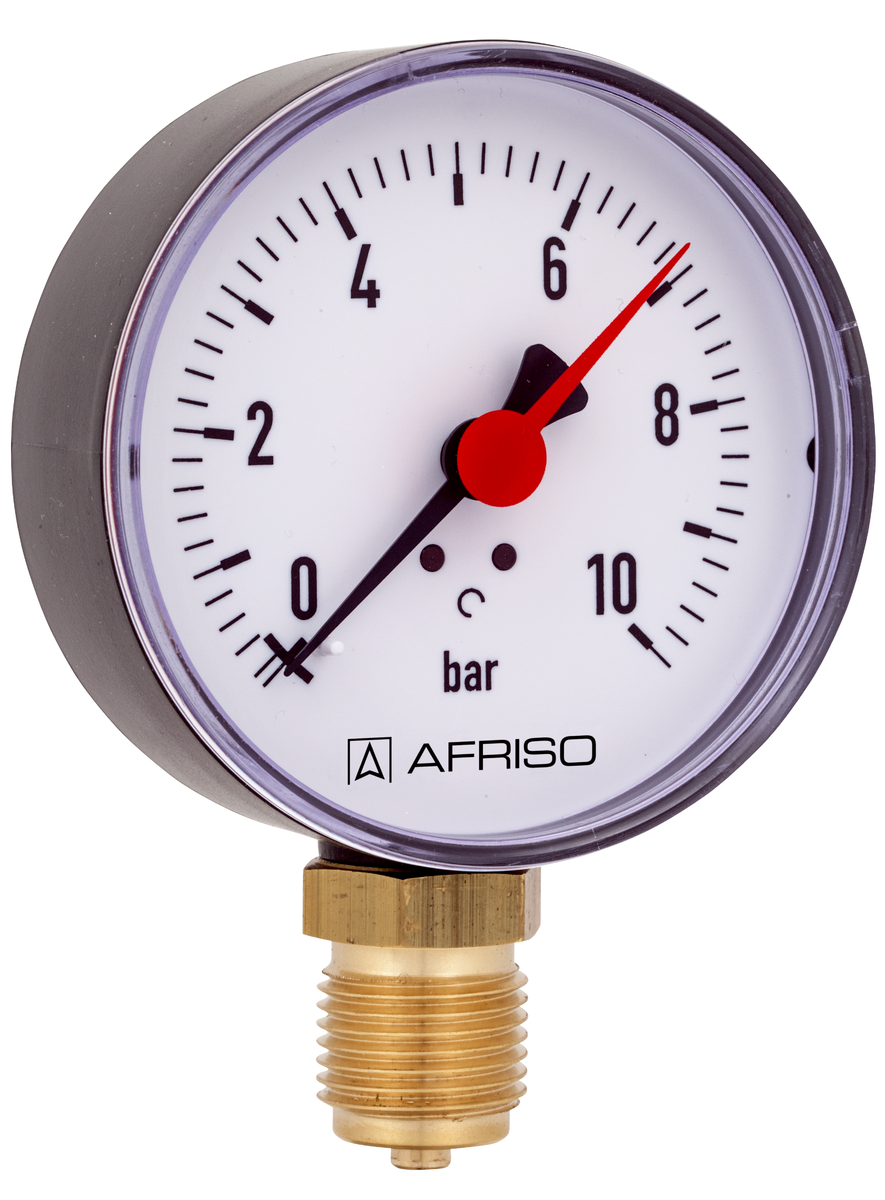 AFRISO Rohrfedermanometer RF 80 -1/0bar G1/2B radial Kl.2,5 SAL 15890 15900 15910 15920 15930 15940 15950 15960 15970