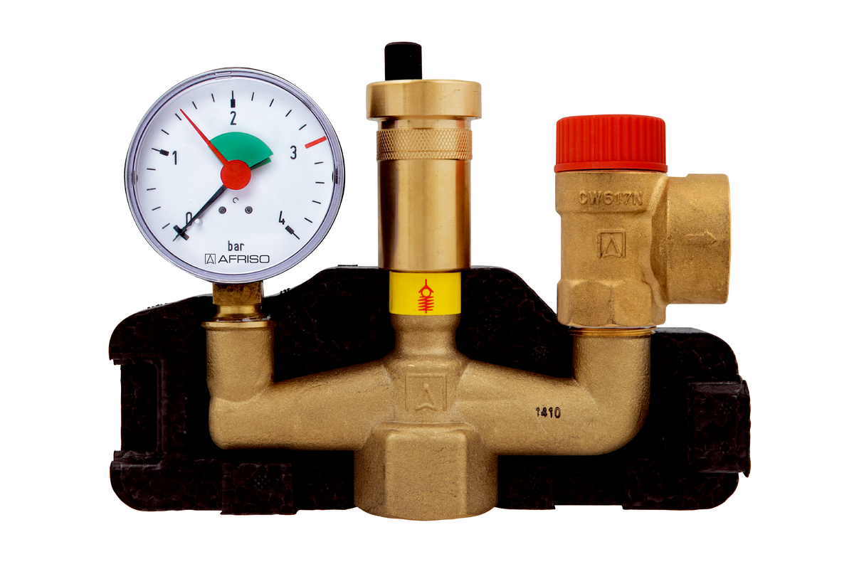 AFRISO Kesselsicherungsgruppe KSG Maxi 3bar, mit Isolierung, G1 VOR 107410
