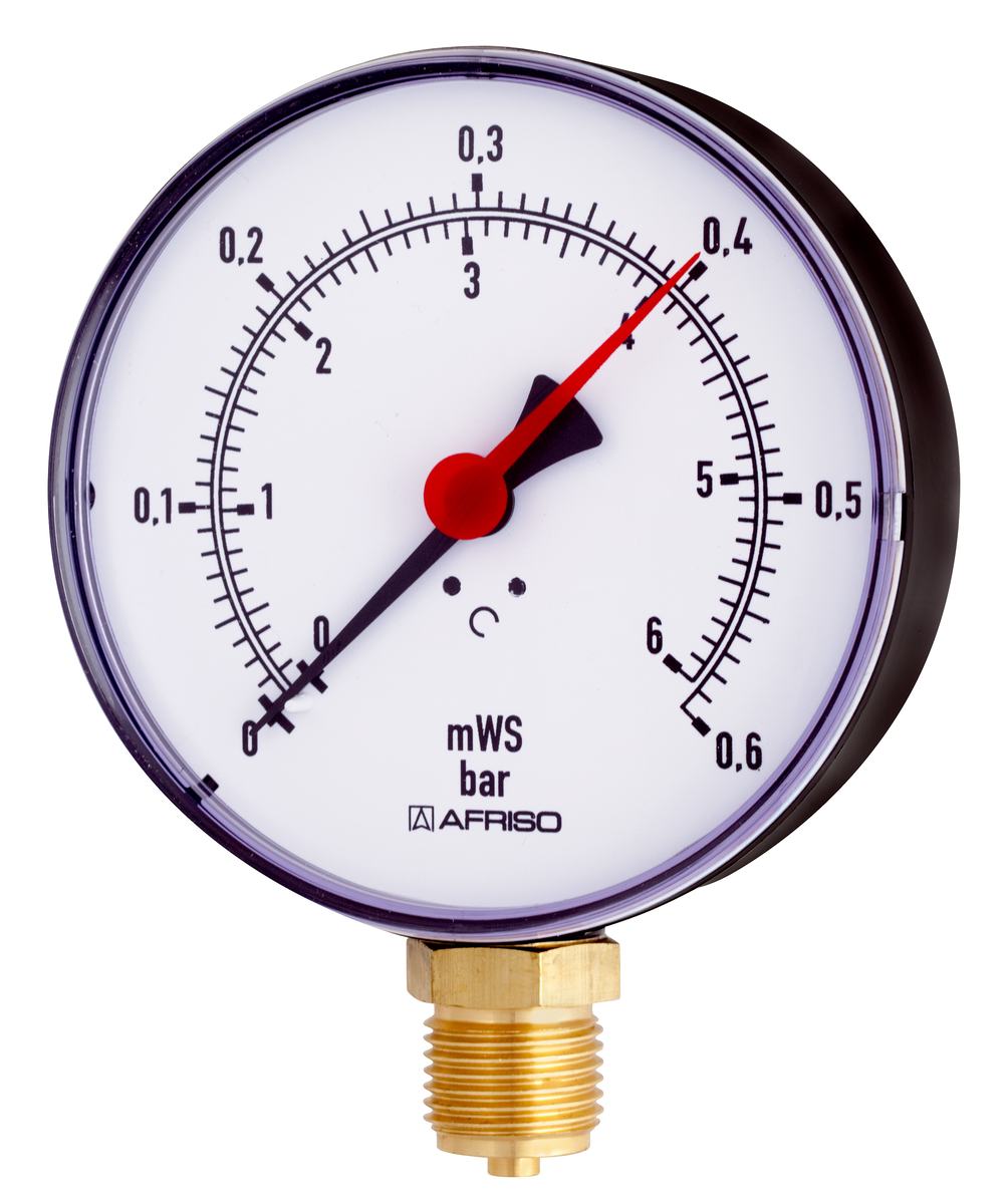 AFRISO Hydrometer HY 100 0/0,6bar-0/6mWS G1/2B radial Kl.2,5 SAR 15250 15260 15270 15280 15290 15300 15310