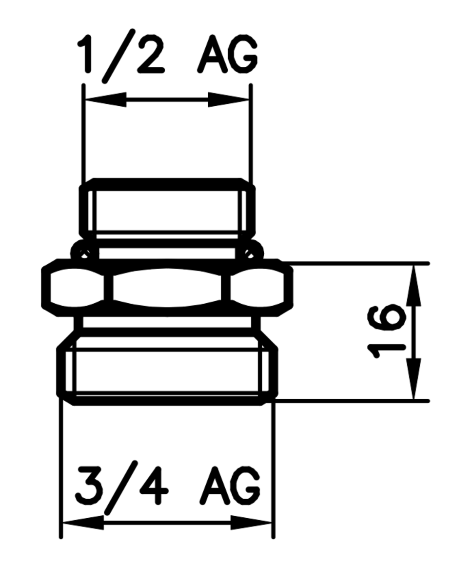 AFRISO Kombiblock VarioQ-Kombi S Eck DN15 G1/2 AG BEF 92780 92790 92810 92820