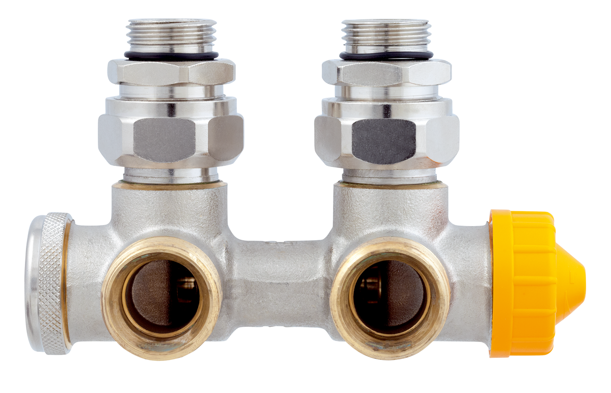 AFRISO Thermostat-Kombiblock Vario-DP Eck R1/2IG RUE 95460