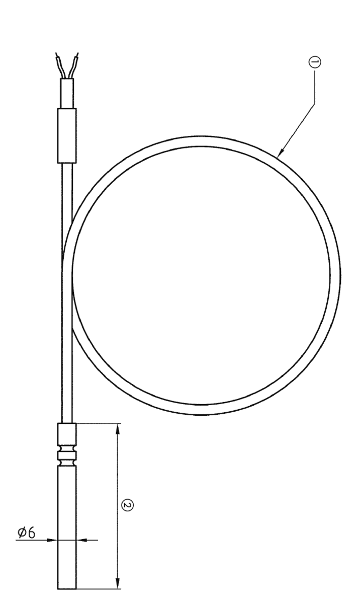 AFRISO Widerstandsthermometer WTh 20 -40/+105C BEF 80860