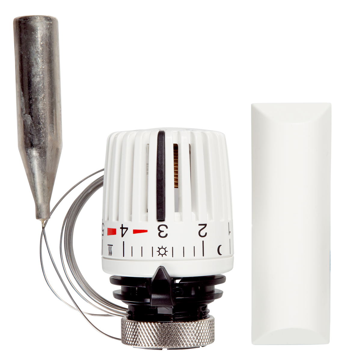 AFRISO Thermostat-Regelkopf 323 FN mit 0-Stellung weiß/schwarz 1,2m Gampper VOR 96050 96060