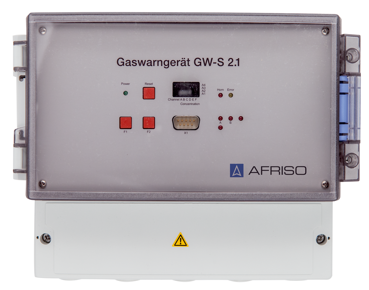 AFRISO Gaswarngerät GW-S 2.1 Wandgehäuse, für 2 Gassensoren 400/500ST VOR 74520 74530 object_image_64007imagemain_en