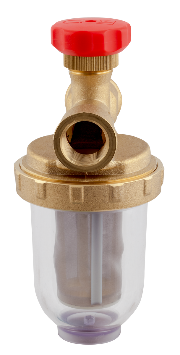 AFRISO Einstrangfilter V 1/2 500 St Stahlsieb 100 my, G1/2 IG - G1/2 IG VOR 99200