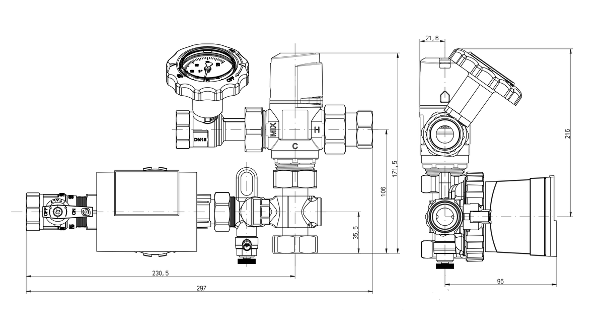 AFRISO Warmwasserzirkulationssystem WZS 75 BEF 111510