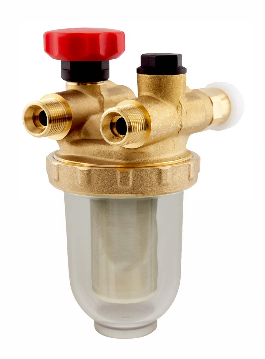AFRISO Einstrangfilter R 500 St Stahlsieb 100 my, G3/8 IG - 2x G3/8 AG SAR 99130