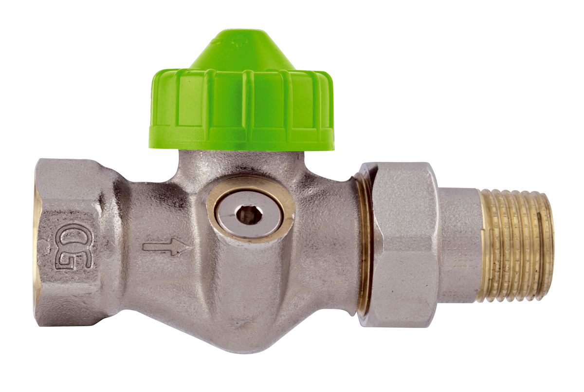 AFRISO Thermostat-Ventilunterteil VarioQ L Durchgang DN10 Rp3/8 x R3/8 SAL 96640 96650 96660