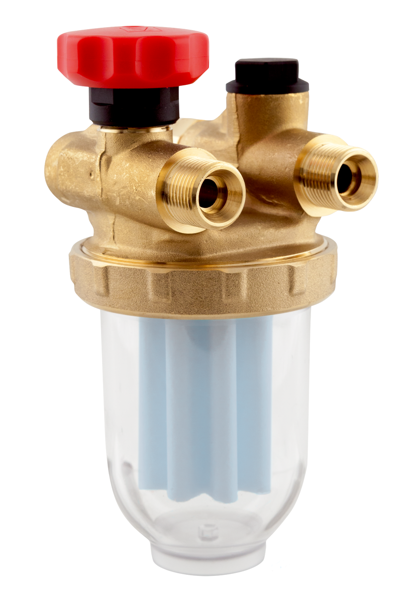 AFRISO Einstrangfilter R 500 Si Sikusieb 50-70 my, G3/8 IG - 2x G3/8 AG SAL 99120