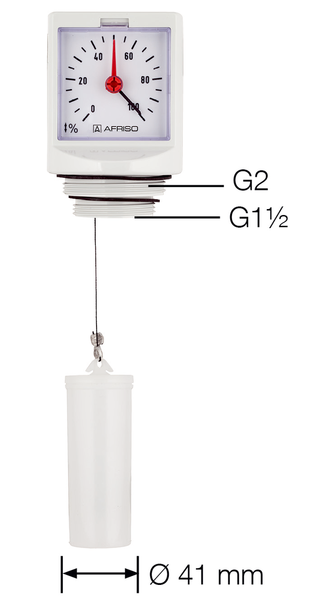 AFRISO Mechanisches Füllstandmessgerät Unimes, Anschlussgewinde G1 1/2 und G2 VOR 72820 object_image_56058imagemain_de