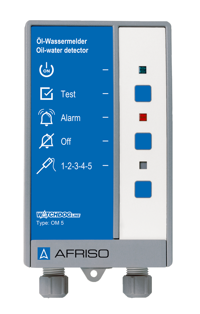 AFRISO Öl-Wassermelder OM5 AC 230V, fünfkanalig, ohne Sonden VOR 75400 75410 20030 object_image_56268imagemain_de