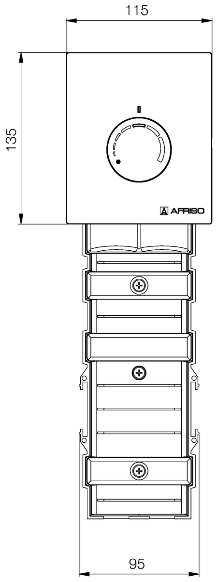 AFRISO Einzelraumregelung RTL-Box 324 Vario BEF 75020