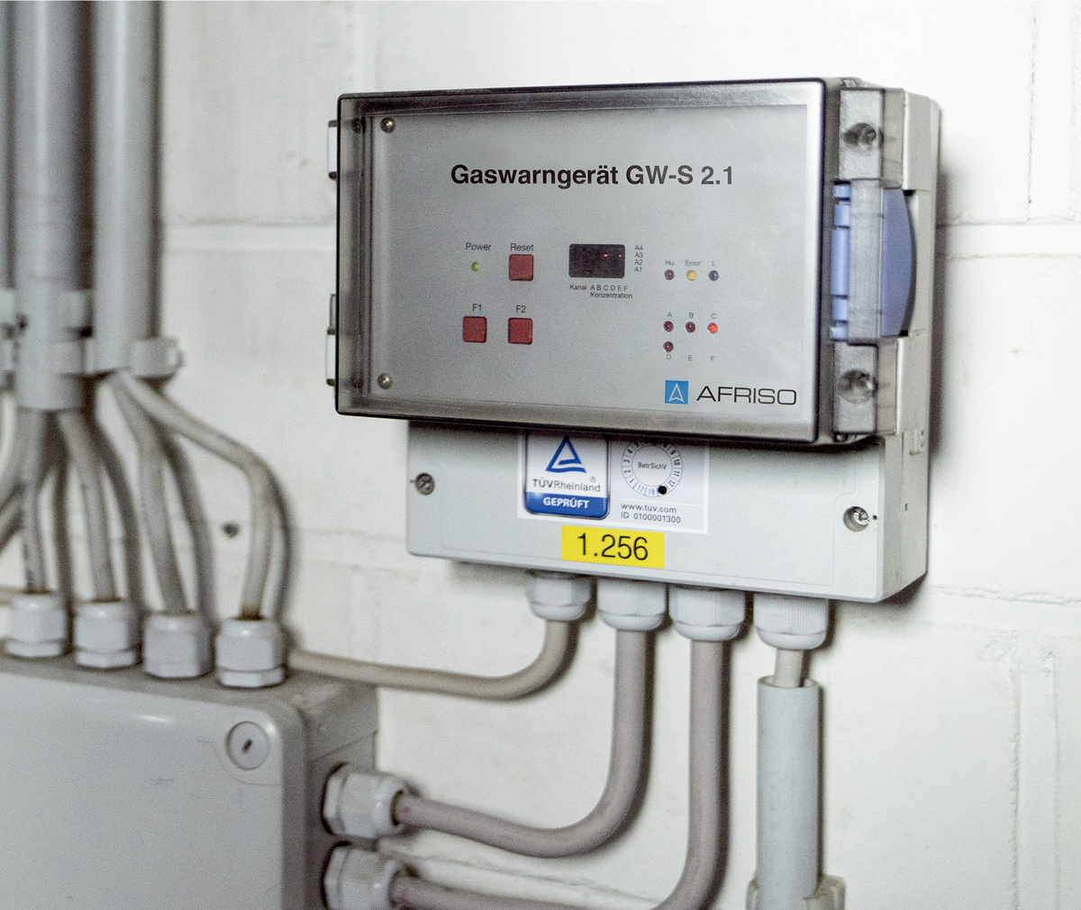 AFRISO Gaswarngerät GW-S 2.1 Wandgehäuse, für 2 Gassensoren 400/500ST ANW 71790 71800