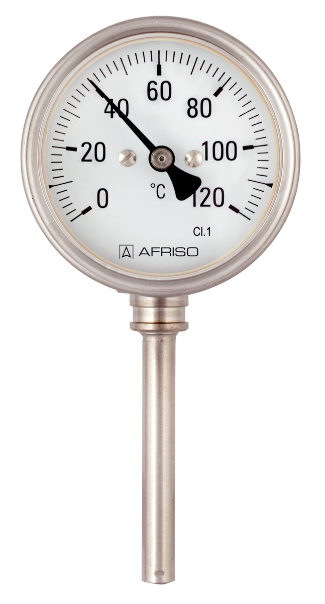 Bimetall-Pufferspeicherthermometer 100 mm 3er-Set, Afriso