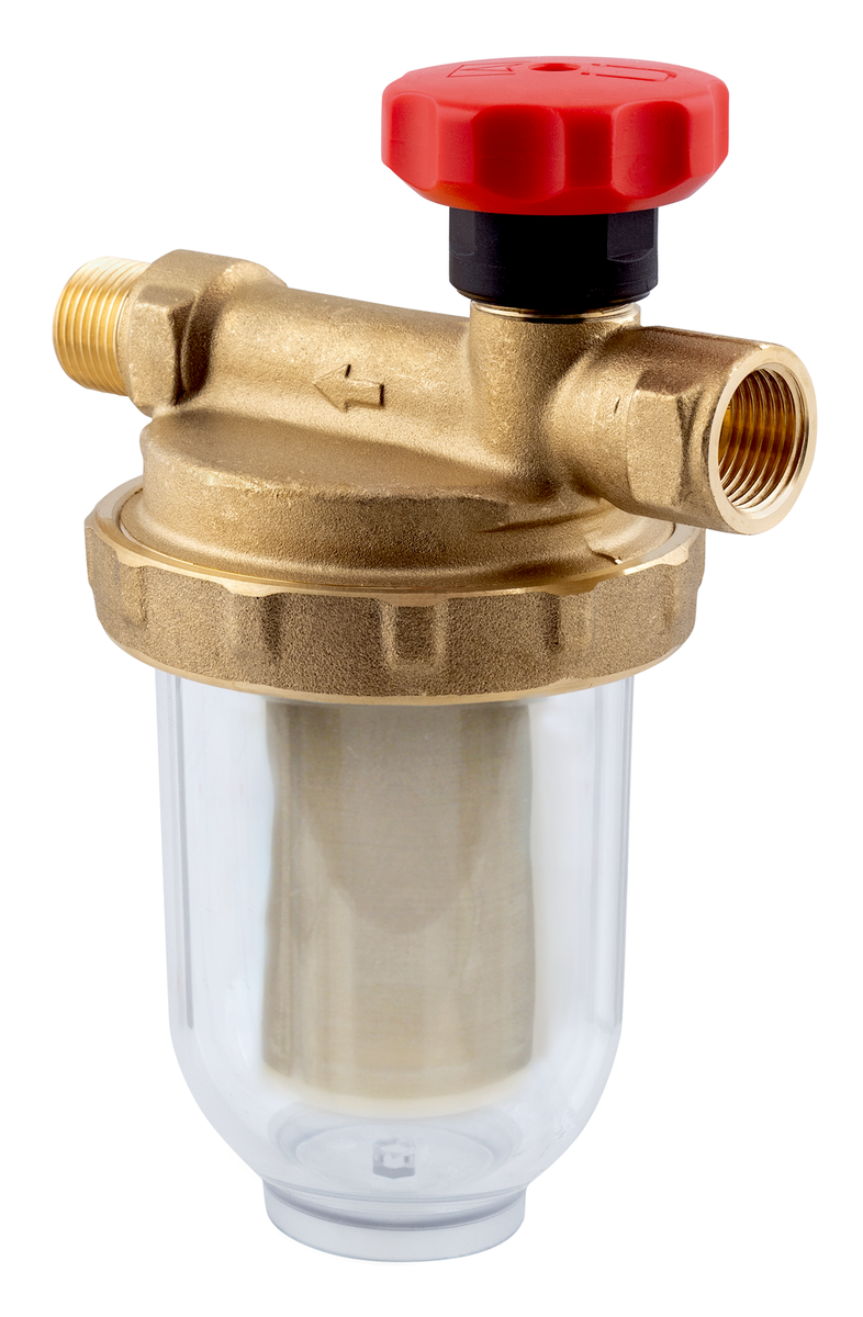AFRISO Einstrangfilter V 500 St Stahlsieb 100 my, G3/8 IG - G3/8 AG SAR 99170
