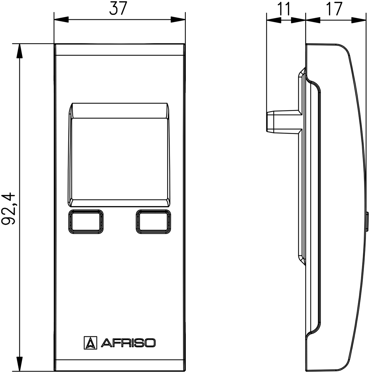 AFRISO Uhr-Modul UM für Basismodul BM BEF 8460