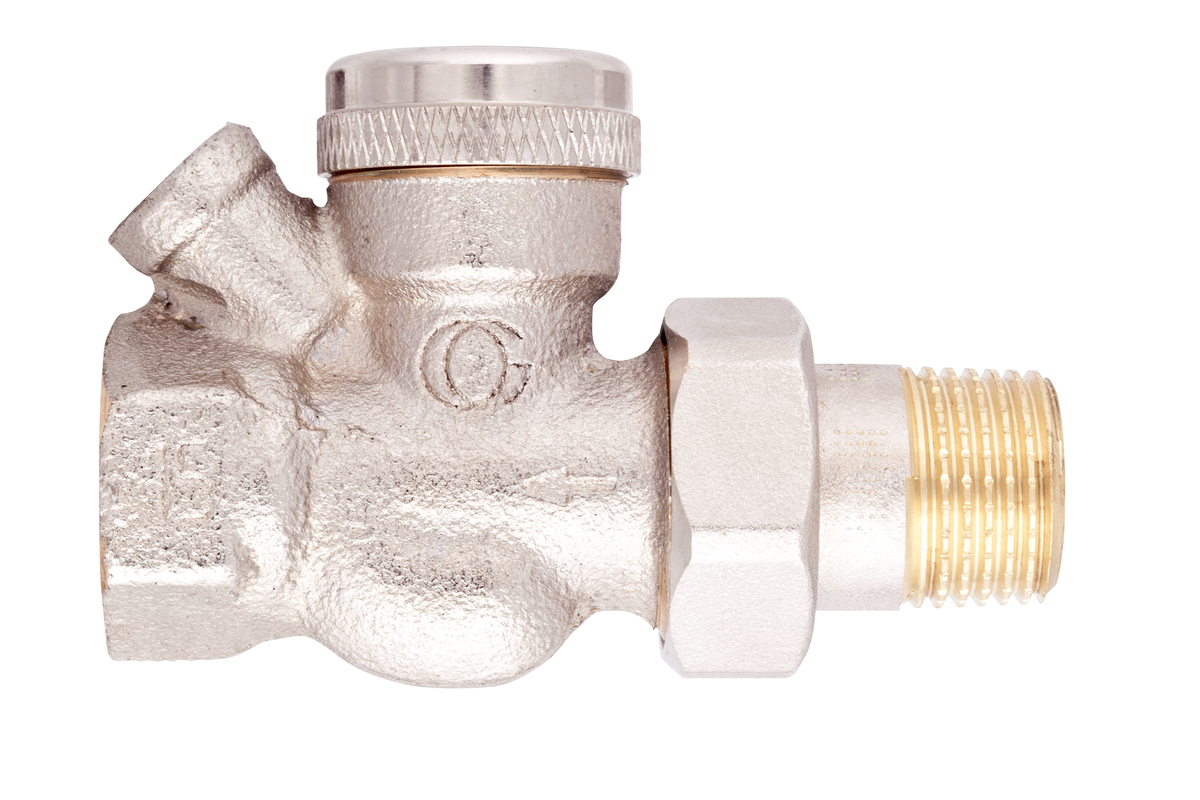 AFRISO Heizkörperrücklaufverschraubung 454Q S Durchgang DN10 Rp3/8 x R3/8 SAL 93890 93900 93960 93970