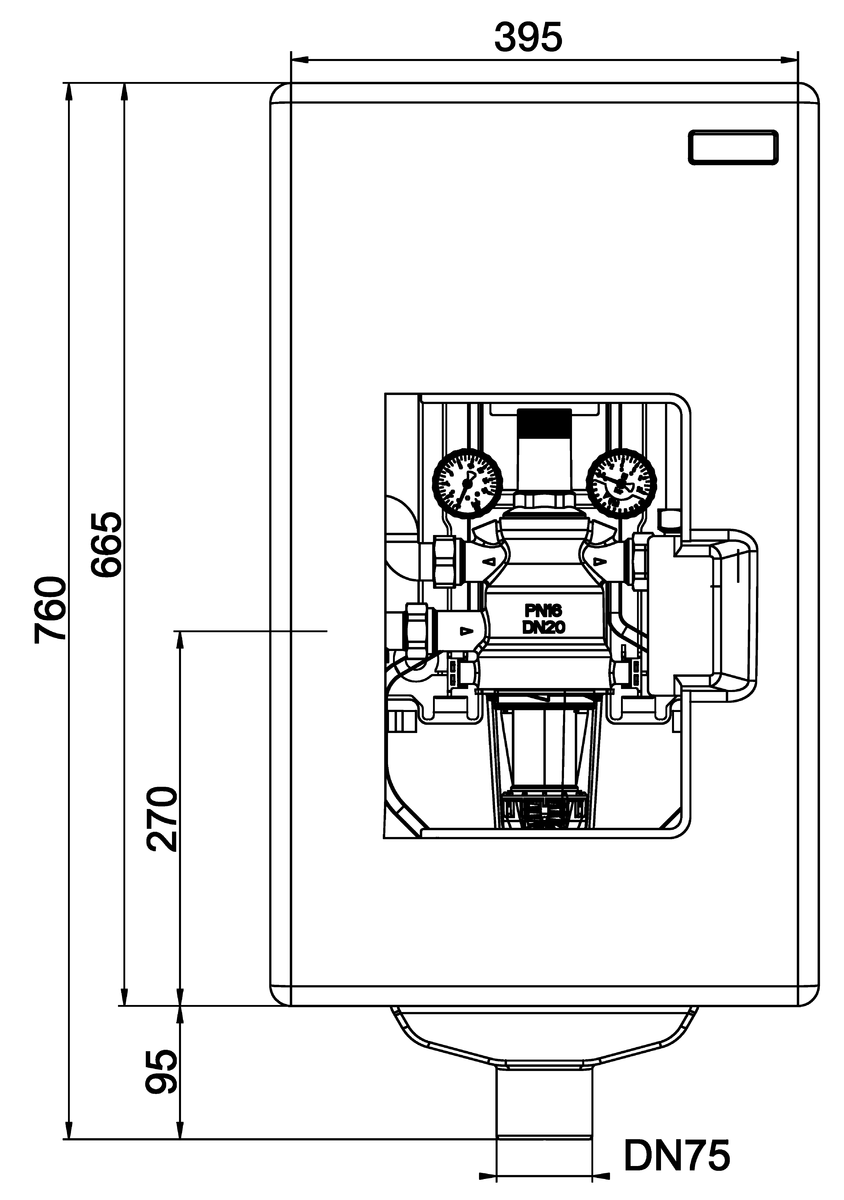 AFRISO Hauswasser-System-Center HWSC BEF 100390