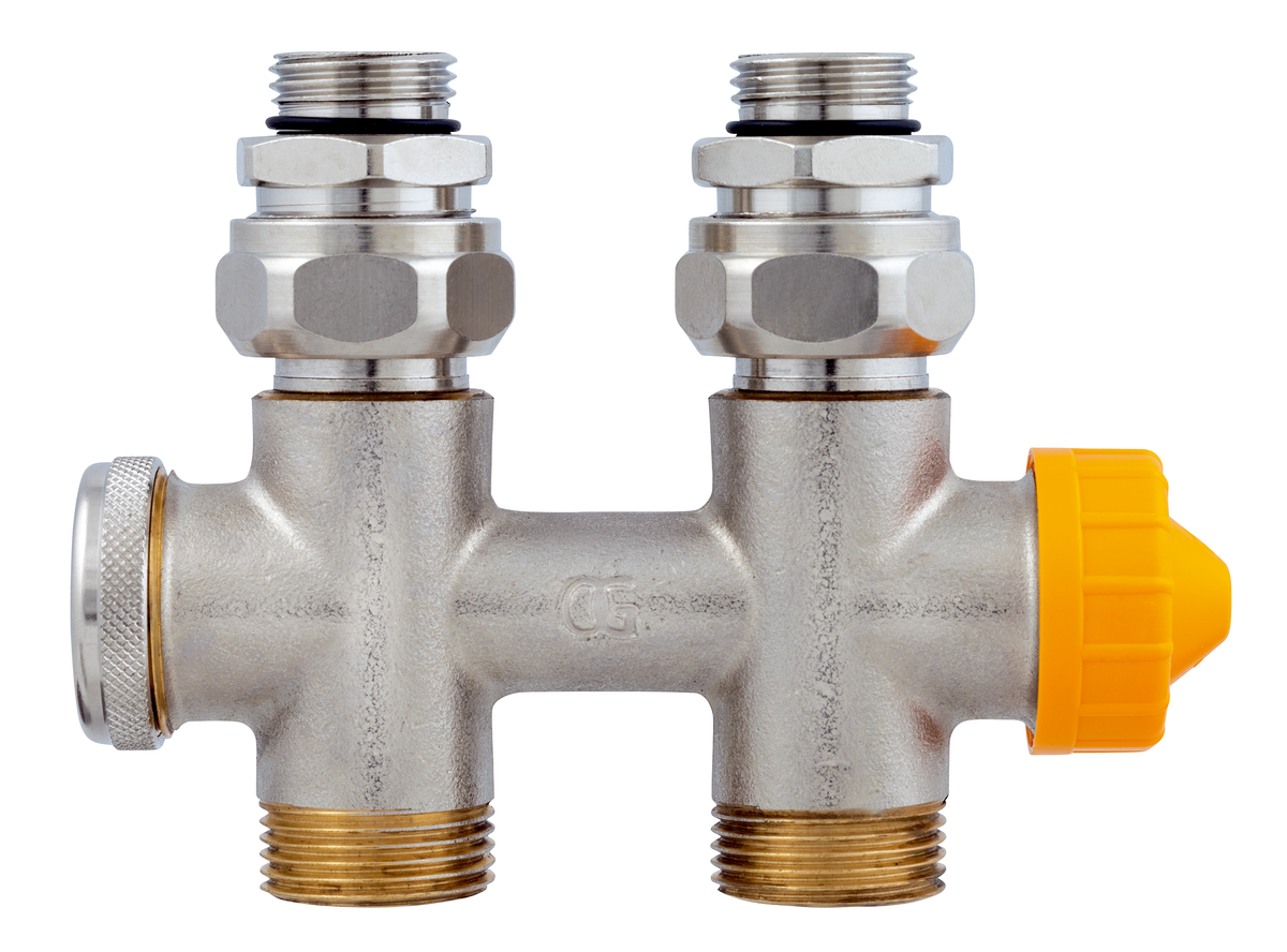 AFRISO Thermostat-Kombiblock Vario-DP Durchgang G1/2IG RUE 95450