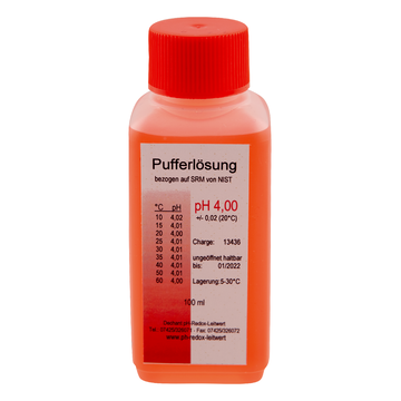 AFRISO Pufferlösung pH4 100ml rot VOR 97840