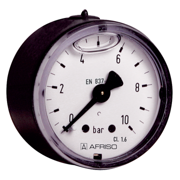 Afriso Glycerine filled Bourdon tube pressure gauges Type D6